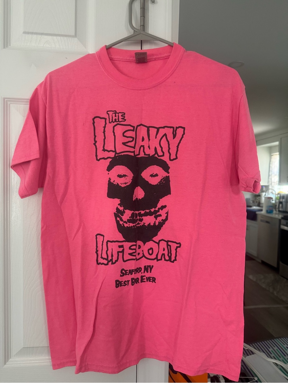 The Leaky Lifeboat Pink Graphic Tee - Unbranded